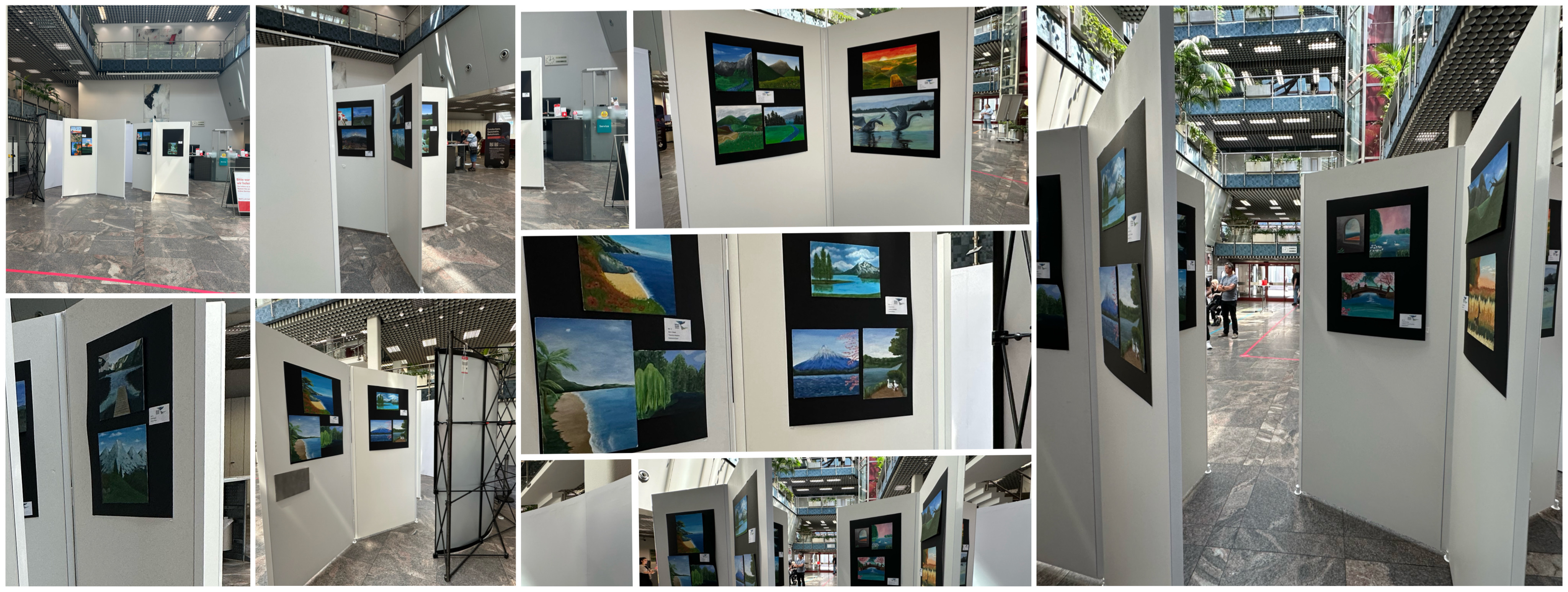 "Malerischen Landschaften" - WDG in der Sparkasse Wuppertal-Barmen  2025